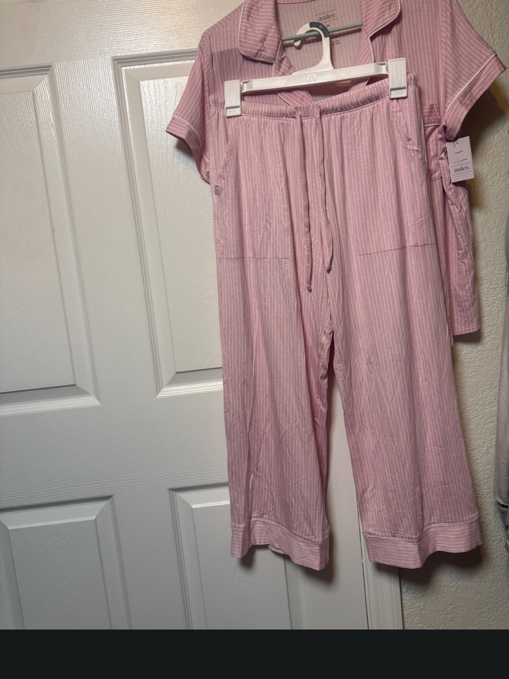 Auden Pink Pajama Set – Top M / Pants S – Brand New